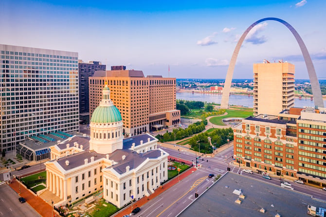 st. louis downtown skyline